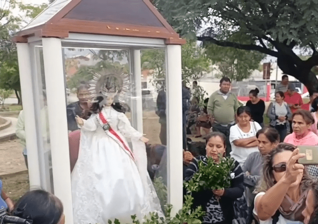 La Imagen De La Virgen De Chaguaya Se Quedara Hasta El Domingo En La