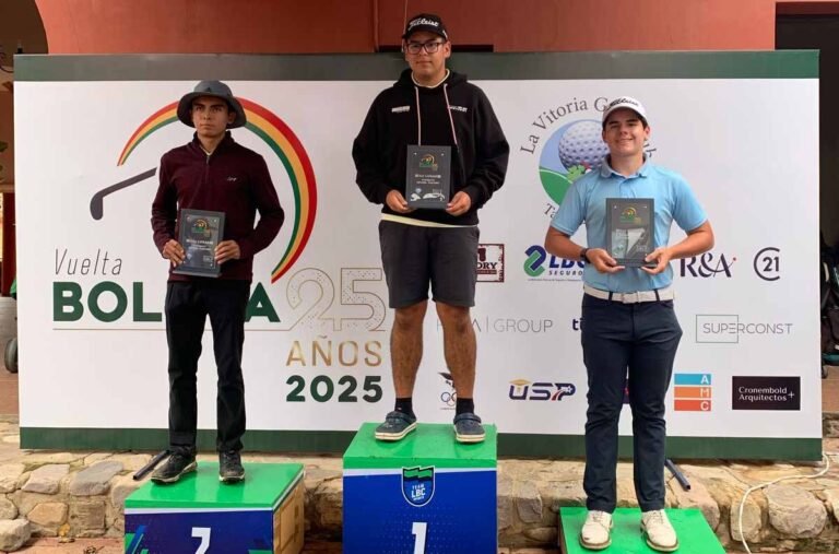 Quiroga y Dajer se imponen en la segunda fecha de la Vuelta Bolivia de Golf en Tarija