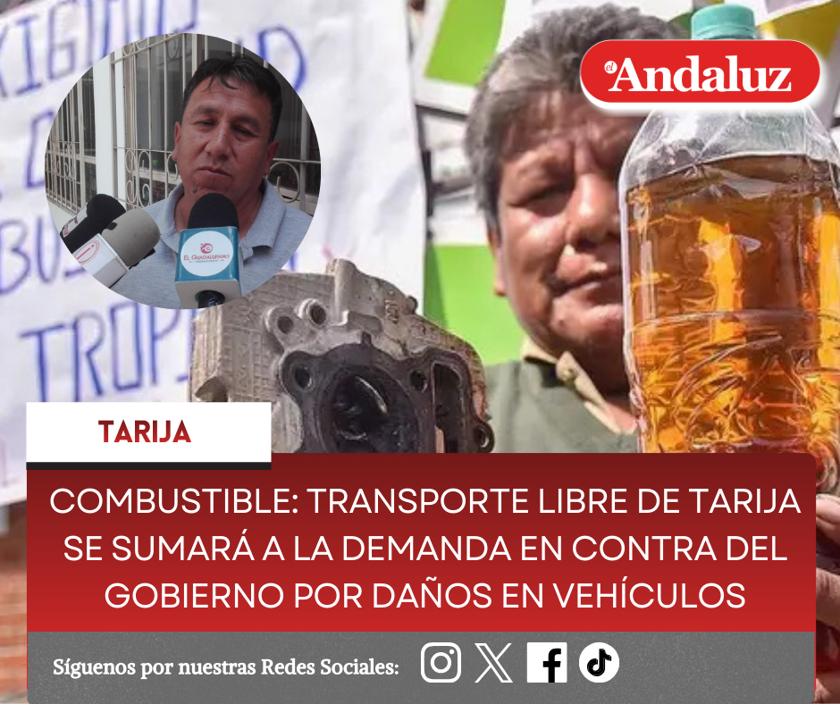 Combustible: Transporte Libre de Tarija se sumará a la demanda en contra del gobierno por daños en vehículos