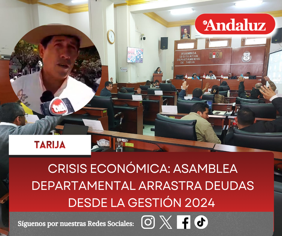 Crisis económica: Asamblea Departamental arrastra deudas desde la gestión 2024
