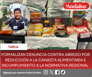 Formalizan denuncia contra Abrego por reducción a la canasta alimentaria e incumplimiento a la normativa regional