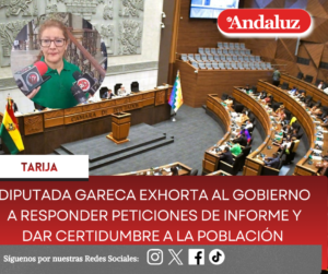Diputada Gareca exhorta al gobierno a responder peticiones de informe y dar certidumbre a la población