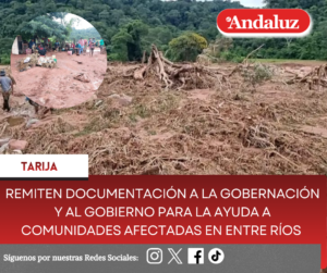 Remiten documentación a la gobernación y al gobierno para la ayuda a comunidades afectadas en Entre Ríos