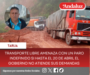 Transporte Libre amenaza con un paro indefinido si hasta el 20 de abril el gobierno no atiende sus demandas