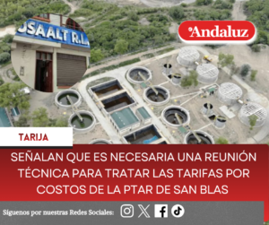 Señalan que es necesaria una reunión técnica para tratar las tarifas por costos de la PTAR de San Blas