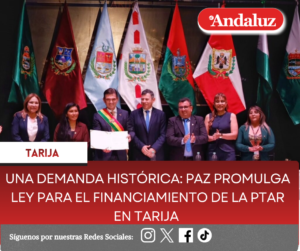 Una demanda histórica: Paz promulga Ley para el financiamiento de la PTAR en Tarija