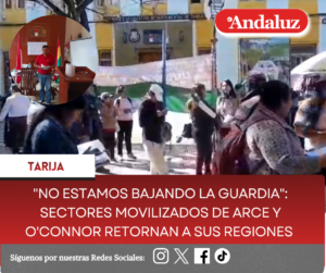 «No estamos bajando la guardia»: Sectores movilizados de Arce y O’Connor retornan a sus regiones