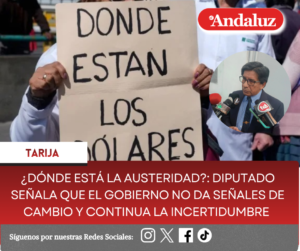 ¿Dónde está la austeridad?: Diputado señala que el gobierno no da señales de cambio y continua la incertidumbre sobre la economía