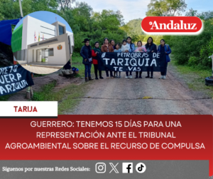 Guerrero: tenemos 15 días para hacer una representación ante el Tribunal Agroambiental sobre el recurso de compulsa