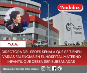Directora del Sedes señala que se tienen varias falencias en el hospital Materno Infantil que deben ser subsanadas