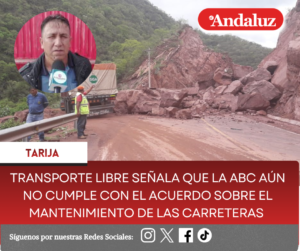 Transporte Libre señala que la ABC aún no cumple con el acuerdo sobre el mantenimiento de las carreteras