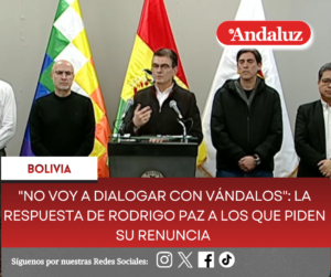 «No voy a dialogar con vándalos»: la respuesta de Rodrigo Paz a los que piden su renuncia
