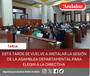 Está tarde se vuelve a instalar la sesión de la Asamblea Departamental para elegir a la directiva
