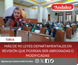 Más de 90 Leyes departamentales en revisión que podrían ser abrogadas o modificadas