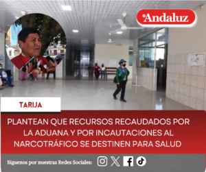Plantean que recursos recaudados por la Aduana y por incautaciones al narcotráfico se destinen para cubrir necesidades en salud