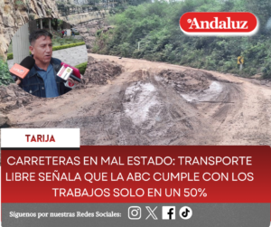Carreteras en mal estado: Transporte Libre señala que la ABC cumple con los trabajos solo en un 50%