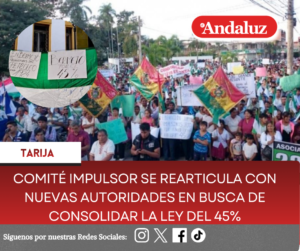 Comité impulsor se rearticula con nuevas autoridades en busca de consolidar la Ley del 45%
