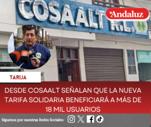 Desde Cosaalt señalan que la nueva tarifa solidaria beneficiará a más de 18 mil usuarios
