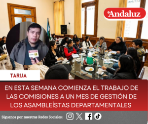 En esta semana comienza el trabajo de las comisiones a un mes de gestión de los asambleístas departamentales