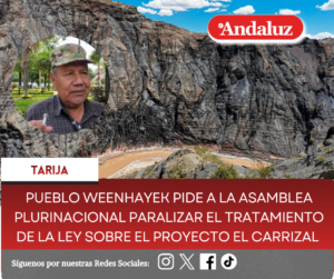 Pueblo Weenhayek pide a la Asamblea Plurinacional paralizar el tratamiento de la Ley sobre el proyecto El Carrizal