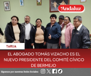 El abogado Tomás Vizacho es el nuevo presidente del Comité Cívico de Bermejo