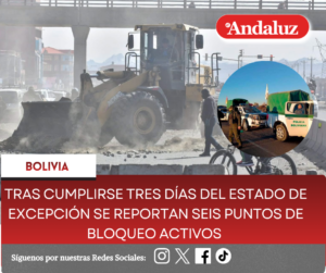 Tras cumplirse tres días del Estado de Excepción se reportan seis puntos de bloqueo activos