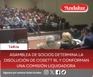 Asamblea de socios determina la disolución de Cosett RL y conforman una comisión liquidadora