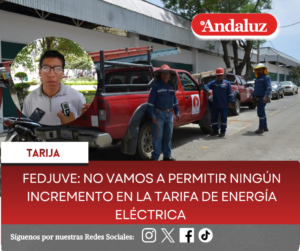 Fedjuve: No vamos a permitir ningún incremento en la tarifa de energía eléctrica