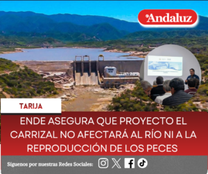 ENDE asegura que proyecto El Carrizal no afectará al río ni a la reproducción de los peces