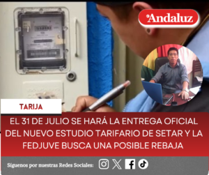 El 31 de julio se hará la entrega oficial del nuevo estudio tarifario de Setar y la Fedjuve busca una posible rebaja