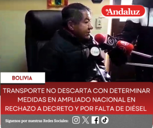 Transporte no descarta con determinar medidas en ampliado nacional en rechazo a Decreto y por falta de diésel