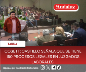 Cosett: Castillo señala que se tiene 150 procesos legales en juzgados laborales