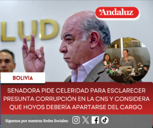Senadora pide celeridad para esclarecer presunta corrupción en la CNS y considera que Hoyos debería apartarse del cargo