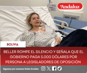 Beller rompe el silencio y señala que el gobierno paga 5.000 dólares por persona a legisladores de oposición
