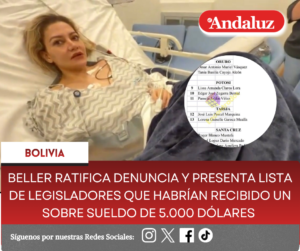 Beller ratifica denuncia y presenta lista de legisladores que habrían recibido un sobre sueldo de 5.000 dólares