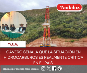 Cavero señala que la situación en hidrocarburos es realmente crítica en el país