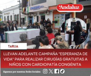 Llevan adelante campaña «Esperanza de Vida» para realizar cirugías gratuitas a niños con cardiopatía congénita
