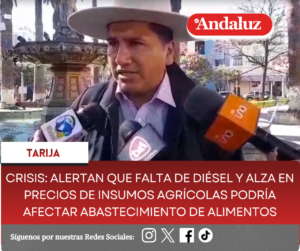 Crisis: Alertan que falta de diésel y alza en precios de insumos agrícolas podría afectar abastecimiento de alimentos