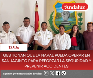 Gestionan que la Naval pueda operar en San Jacinto para reforzar la seguridad y prevenir accidentes