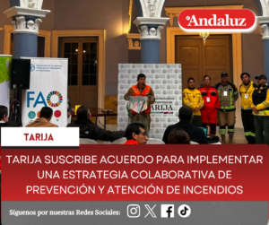 Tarija suscribe acuerdo para implementar una estrategia colaborativa de prevención y atención de incendios