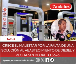 Crece el malestar por la falta de una solución al abastecimiento de diésel y rechazan Decreto 5676