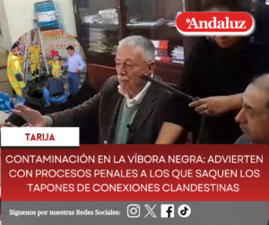 Contaminación en la Víbora Negra: advierten con procesos penales a los que saquen los tapones de conexiones clandestinas 