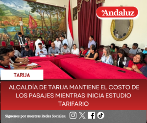 Alcaldía de Tarija mantiene el costo de los pasajes mientras inicia estudio tarifario