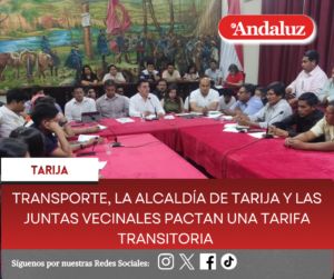 Transporte, la Alcaldía de Tarija y las juntas vecinales pactan una tarifa transitoria