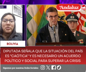 Diputada señala que la situación del país es «caótica» y es necesario un acuerdo político y social para superar la crisis