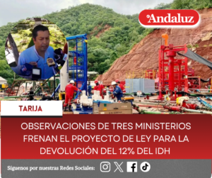 Observaciones de tres ministerios frenan el proyecto de Ley para la devolución del 12% del IDH