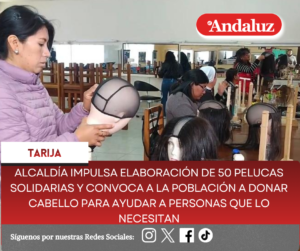 Alcaldía impulsa elaboración de 50 pelucas solidarias y convoca a la población a donar cabello para ayudar a personas que lo necesitan