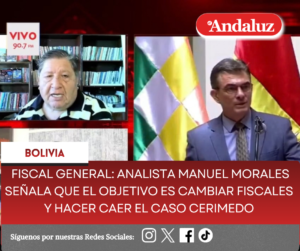 Fiscal General: Analista Manuel Morales señala que el objetivo es cambiar fiscales y hacer caer el caso Cerimedo 