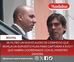 Se filtró un nuevo audio de Cerimedo que revela un supuesto plan para capturar a Evo y que habría coordinado con el ministro Zamora  