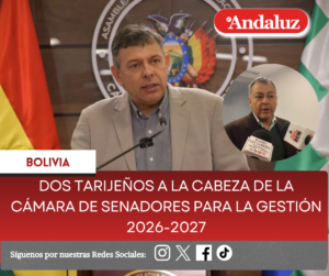Dos tarijeños a la cabeza de la Cámara de Senadores para la gestión 2026-2027 